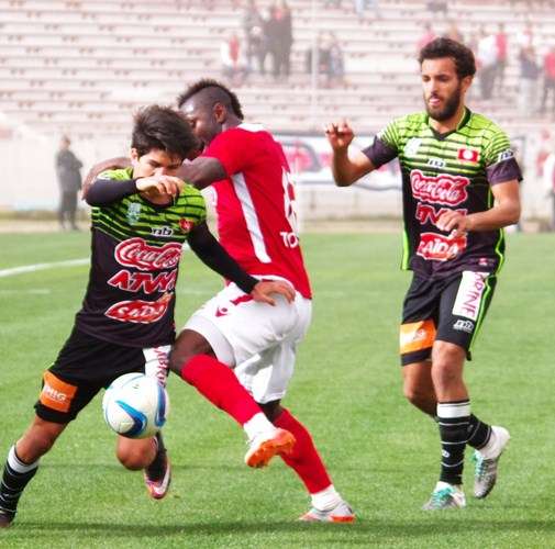 من مباراة  النجم الساحلي ونادي حمام الانف