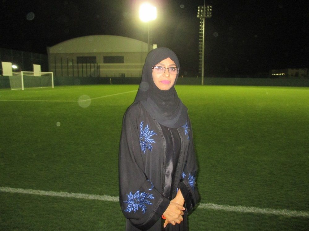 ندى الهاشمي مديرة نادي أبوظبي الرياضي