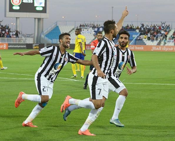 علي مبخوت يحتفل بالهدف