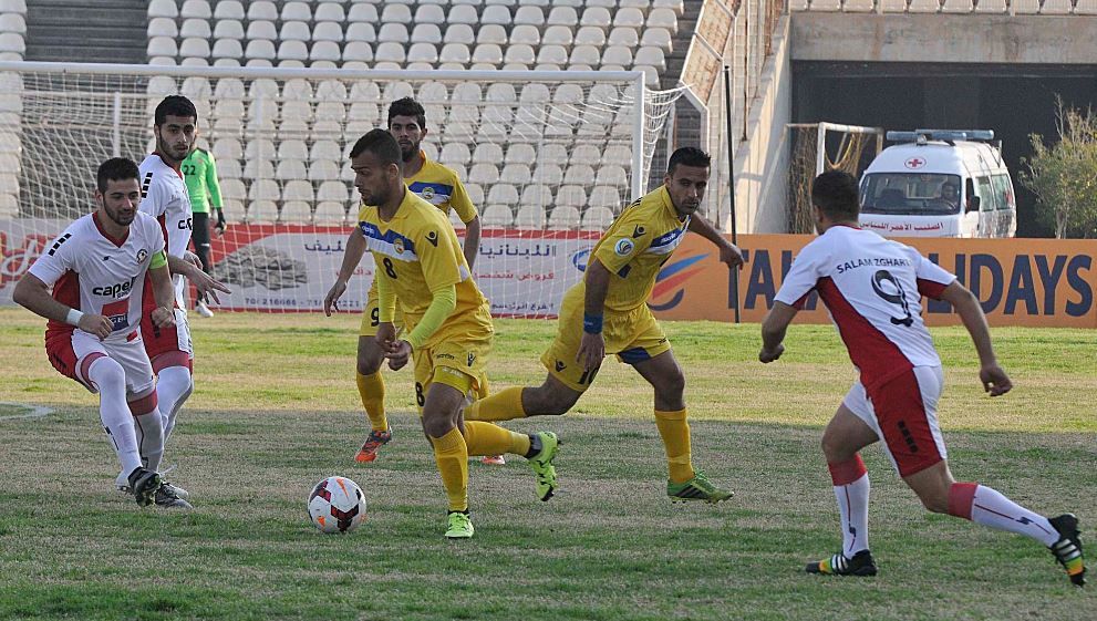 من مباراة العهد مع السلام في الدوري أمس الأحد