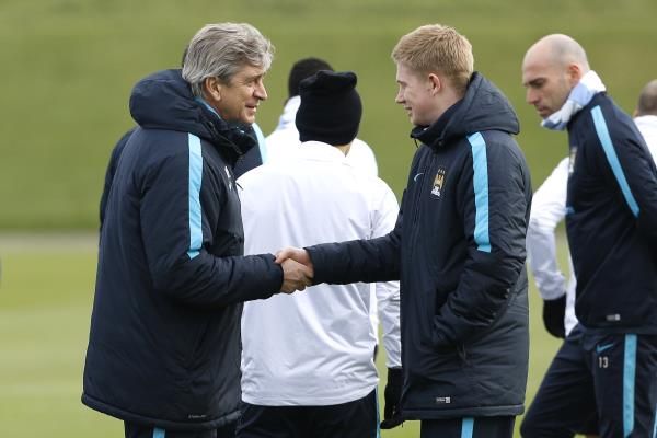 دي بروين مع بليغريني