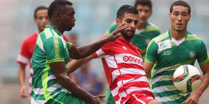 من مباراة الذهاب بين النادي الافريقي وشبيبة القيروان