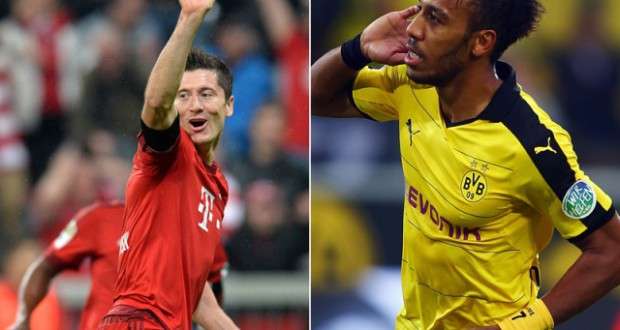 إيميريك أوباميانغ وروبرت ليفاندوفسكي