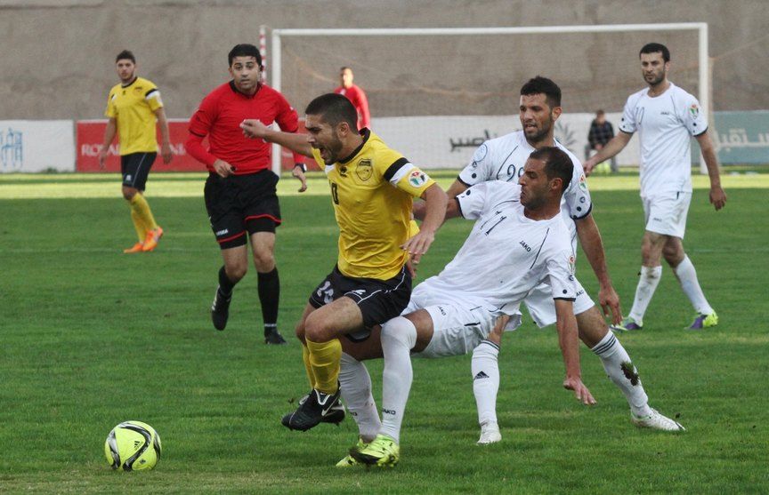 من لقاء الذهاب بين الحسين اربد والبقعة 