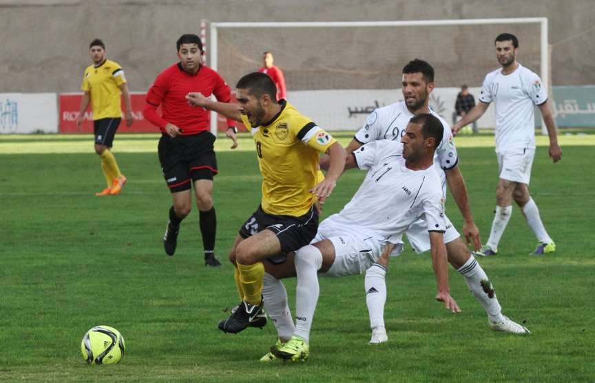 من لقاء الذهاب بين الحسين اربد والبقعة