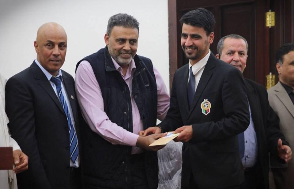 حفل تسليم الشارات الدولية