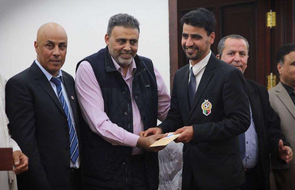 حفل تسليم الشارات الدولية