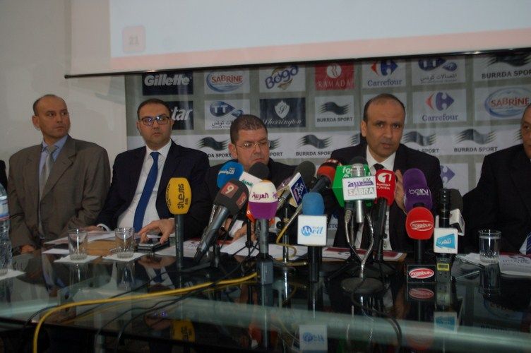 من المؤتمر الصحفي لوديع الجريء وقائمته