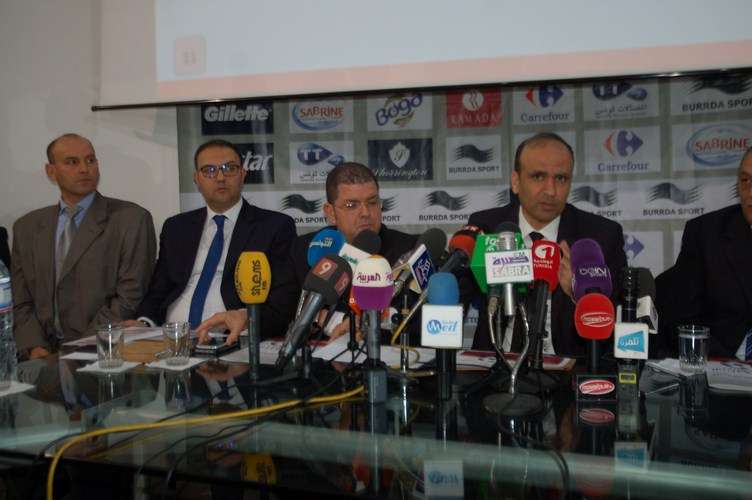 من المؤتمر الصحفي لوديع الجريء وقائمته