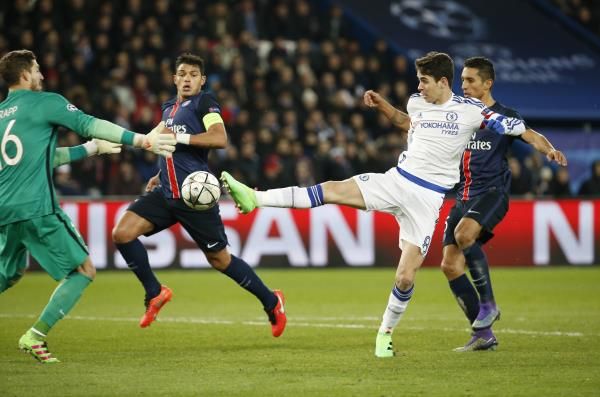 صورة من مباراة الذهاب مع تشيلسي