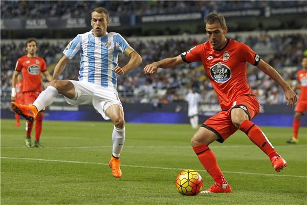 من مباراة الذهاب بين مالاجا وديبورتيفو لاكورونا