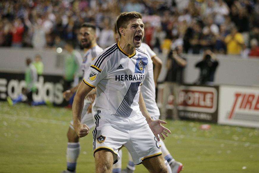 ستيفن جيرارد رفقة فريق لوس انجليس جالاكسي