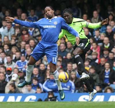 جانب من لقاء تشلسي امام ويجن أثلتيك 