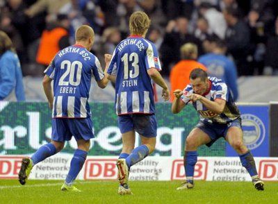 جانب من لقاء هرتا برلين و مونشنجلادباخ 