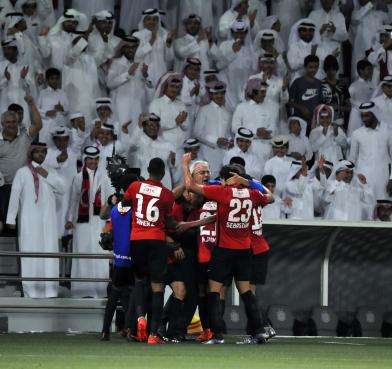 فرحة الريان بالفوز