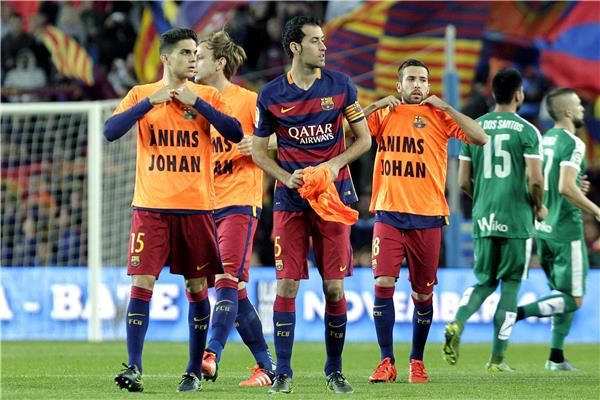 لاعبو برشلونة