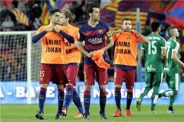 لاعبو برشلونة