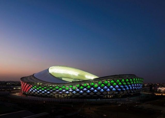 ملعب هزاع بن زايد في مدينة العين الإماراتية 