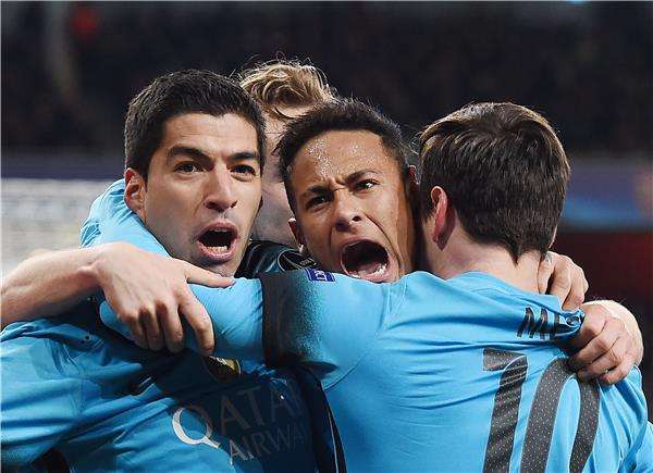 لاعبو فريق برشولنة