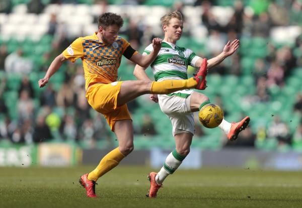 من مباراة سيلتك و مورتن