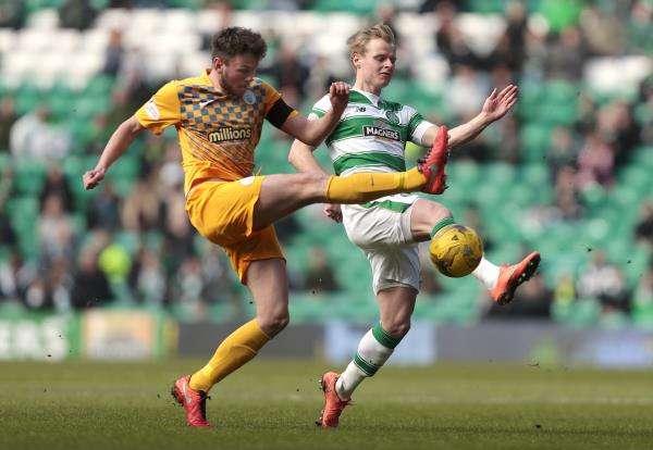 من مباراة سيلتك و مورتن