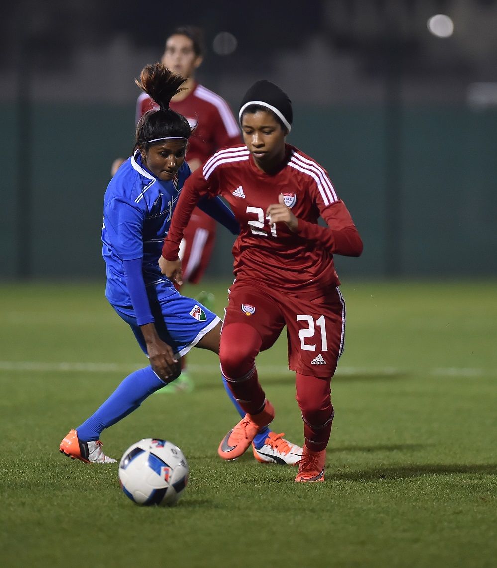 لاعبة الظهير الأيسر مريم داوود