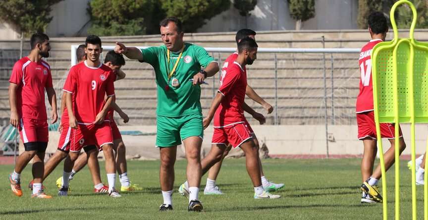 من استعدادات منتخب لبنان للتصفيات المشتركة