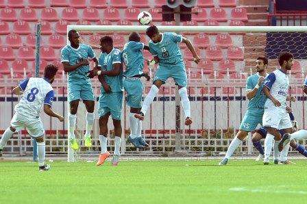 جانب من مباراة السالمية والجهراء