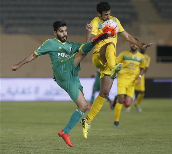 من مباراة الذهاب بين الفريقين