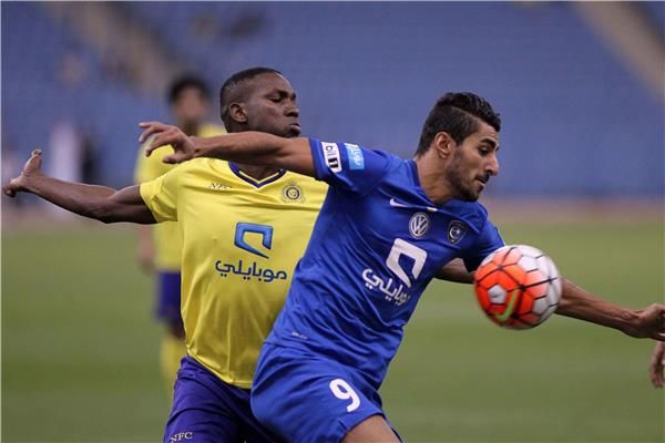 لقطة من مباراة الهلال و النصر