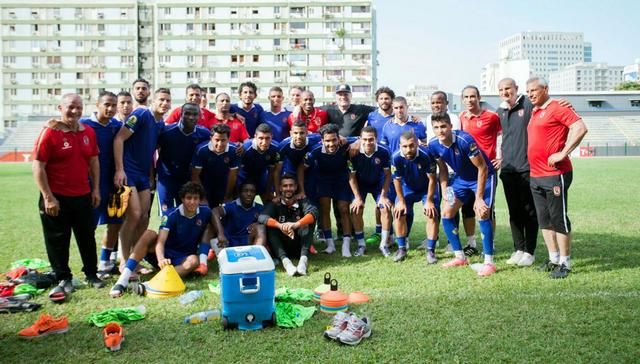  استعدادات الاهلي لخوض لقاء ريكرياتيفو