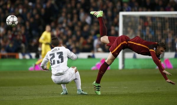 دانييلو خلال لقاء روما 