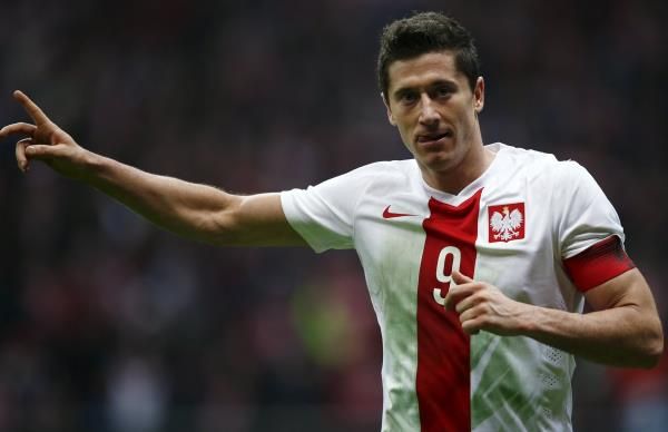 ليفاندوفسكي مع المنتخب البولوني