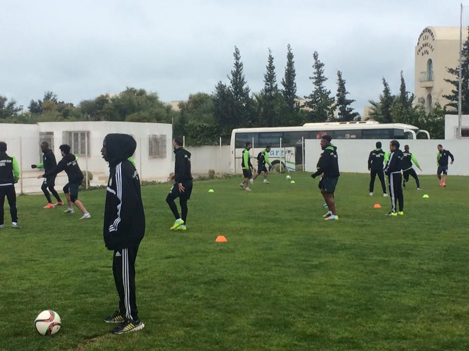 تداريب فريق الأهلي طرابلس