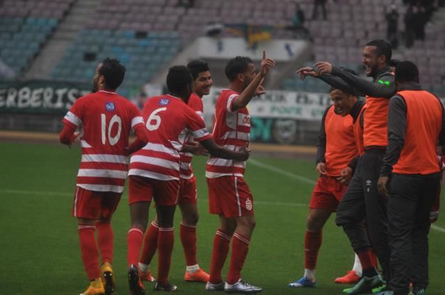 من مباراة اليوم بين النادي الافريقي وبجاية الجزائري