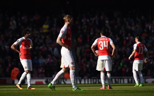 حسرة لاعبي آرسنال