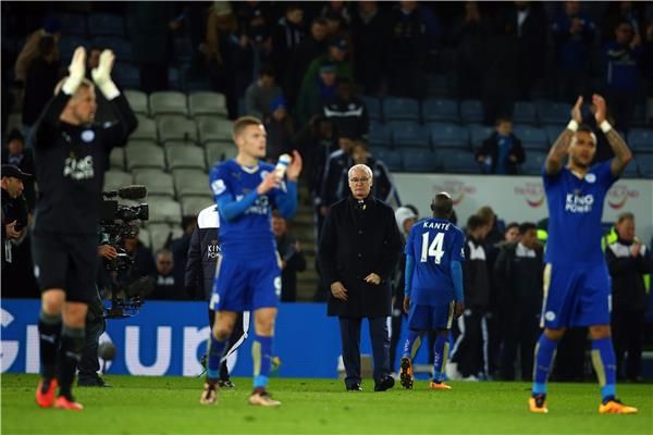 من مباراة ليستر سيتي ونيوكاسل يونايتد