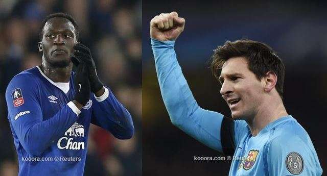 ليونيل ميسي و روميلو لوكاكو