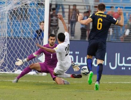 من لقاء الأردن واستراليا ذهابا