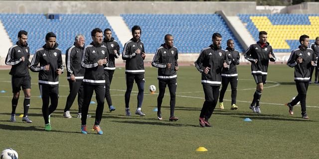 جانب من تدريبات النشامى