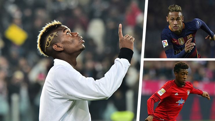 بوغبا - كومان - نيمار 