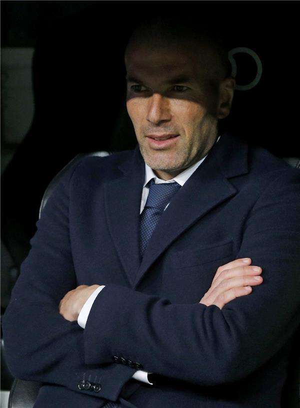 زيدان في مباراة اليوم