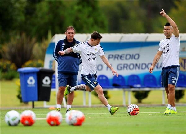 لقطة من تدريبات منتخب الأرجنتين 