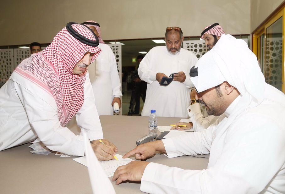 تسجيل أعضاء الجمعية العمومية لتزكية الباشا برئاسة الخليج السعودي