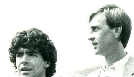 مارادونا مع كرويف