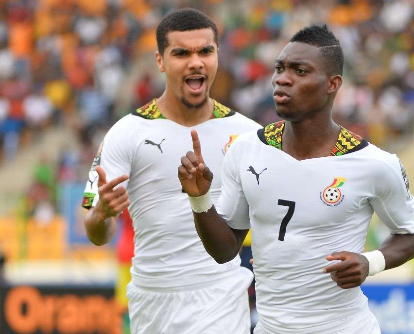 لاعبو المنتخب الغاني