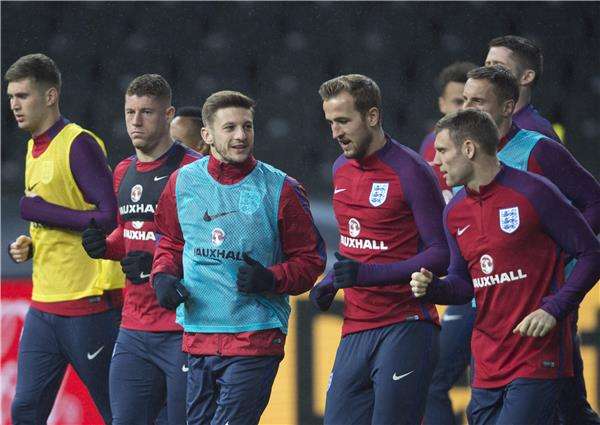 إستعدادات المنتخب الإنجليزي للقاء