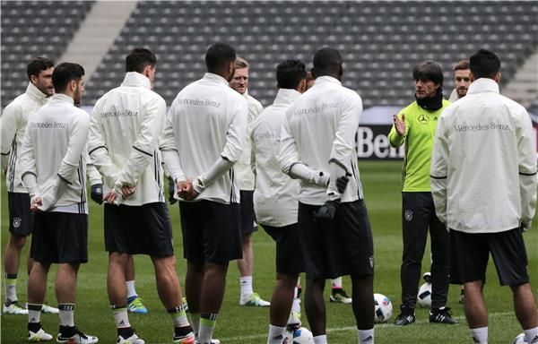 إستعدادات المنتخب الألماني للقاء