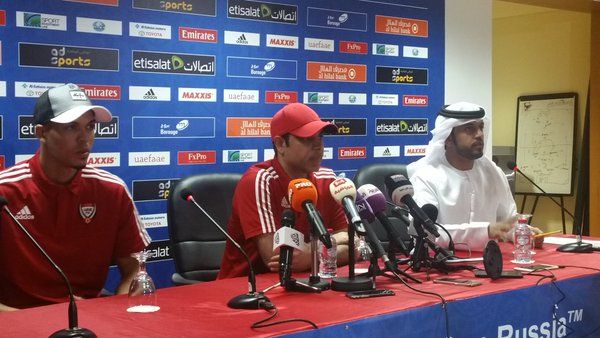 مهدي علي في المؤتمر الصحفي