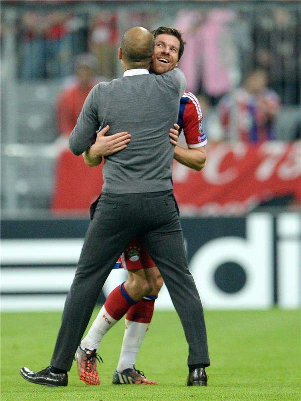 تشابي الونسو وجوارديولا